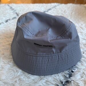 Daily Paper Gray Nylon Logo Bucket Hat